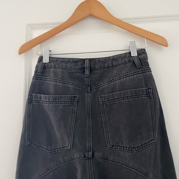 Free People We The Free Fishtail Denim Skirt - Picture 7 of 10